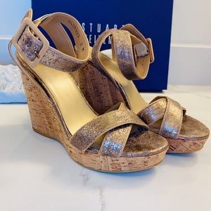 Stuart Weitzman Annex Wedge Copper 8